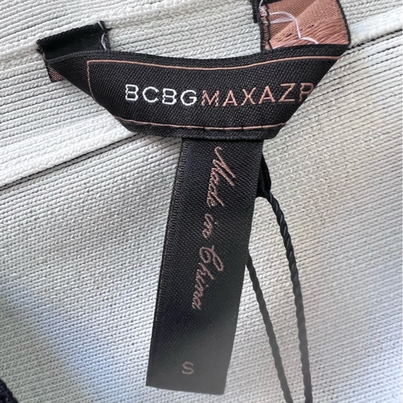 BCBGMAXAZRIA NEW Blue Black Bandage Skirt Size Small NWT - Picture 4 of 8